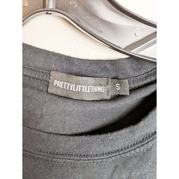 PrettyLittleThing Mesh Houston Academy Tunic Blouse Small - Picture 7 of 7